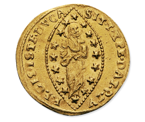 Zecchino of Ludovico Manin, back