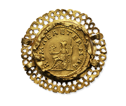 Aureus des Macrianus in Diatret-Fassung, Rückseite